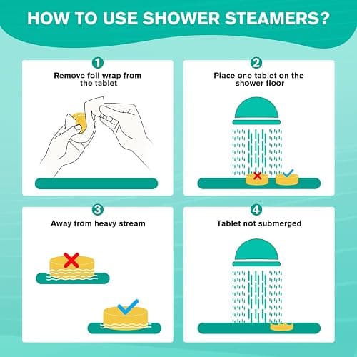 JoJowell Shower Steamers Aromatherapy - 18 Pack Birthday Gifts for Women Men, Fathers Day Gift for Dad Husband from Wife Daughter, Self Care with Natural Essential Oils Relaxation Home SPA thumbnail 8