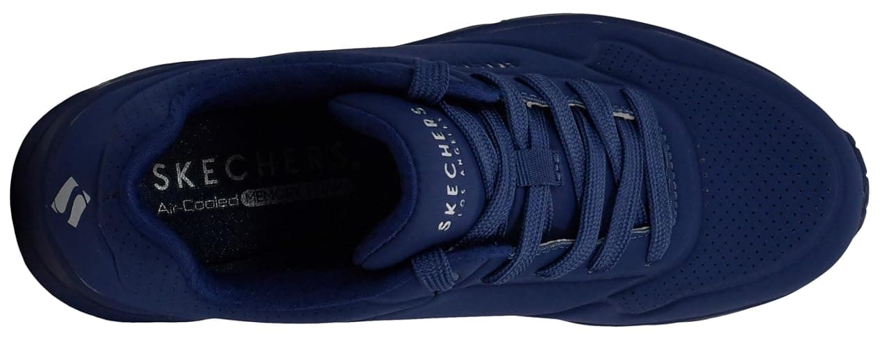 Skechers Women's Uno-Night Shades Sneaker – Air-Cooled Memory Foam, Skech-Air Midsole, Durabuck Upper thumbnail 5