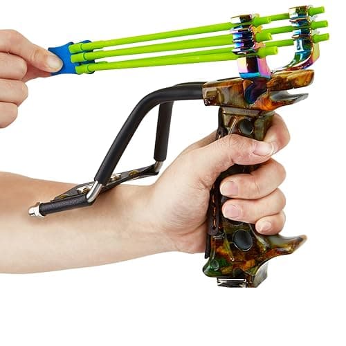 LOLBUY Stainless Hunting Slingshot High Velocity Catapult Slingshots Most Powerful Professional Outdoor Slingshots thumbnail 3