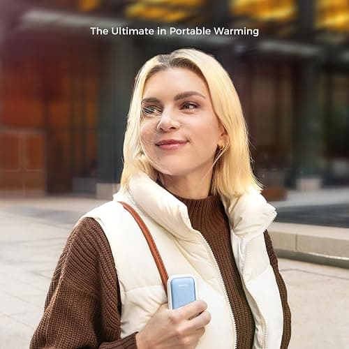 OCOOPA AI Magnetic Hand Warmers Rechargeable 2 Pack, 5000mAh Ultra-Thin Electric Glove Heater Handwarmer,UL Certified, Men Women Gifts for Christmas,Birthday,Winter Essentials,UT4 Young thumbnail 8