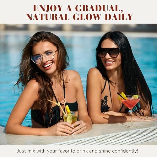 Tanning Drops to Drink for Face & Body - Natural Sunless Tanning Drops with Enhancing Your Natural Skin Tone, for All Skin Types thumbnail 7