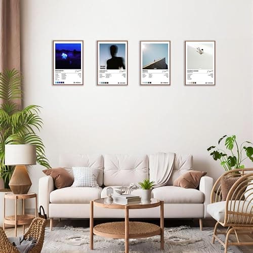 MISTRARA Daniel Poster Caesar Album Cover Signed Limited Edition Posters (Set of 4) Unframed 8inch X 12inch(20 X 30cm) Room Aesthetic Scannable Song Code Music Posters thumbnail 4