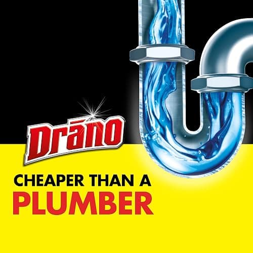 Drano Max Gel Drain Clog Remover and Cleaner for Shower or Sink Drains, Unclogs and Removes Hair, Soap Scum, Blockages, Commercial Line, 42 oz (Pack of 2) thumbnail 7