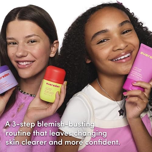 Evereden Pre-Teen Collection: Triple Green Tea Steer Clear Balancing Jelly Cleanser Face Wash, Let's Bounce Gel-Cream Face Moisturizer, & Balance Up Water-Based Toner Pads for Face thumbnail 5