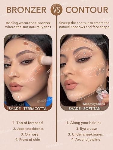 SHEGLAM Sun Sculpt Cool Toned Liquid Contour Stick Long Lasting Cream Bronzer Makeup - Soft Tan thumbnail 4