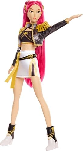 ​Mattel Kpop Demon Hunters HUNTR/X Mira “Golden” Singing Doll | Wearing Removable Signature Outfit, 5 Posable Joints, Inspired by the Movie thumbnail 5