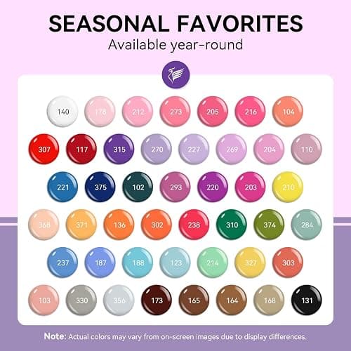 PHOENIXY 63 Pcs Gel Nail Polish Kit with U V light and Drill, 45 Colors Gel Nail Polish with 5 Pcs Base Top Coat Manicure Starter Nail Polish Set Christmas Gifts for Women thumbnail 2