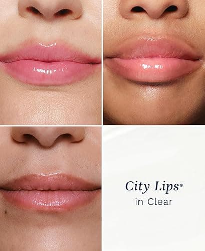 City Beauty City Lips Clear - Plumping Lip Gloss - Hydrate & Volumize - High Shine Lip Plumper - Hyaluronic Acid & Peptides Visibly Smooth Lip Wrinkles - Cruelty-Free thumbnail 3
