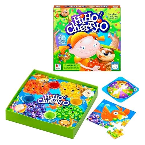 Hasbro Gaming Hi Ho Cherry-O Board Game for 2 to 4 Players Kids Ages 3 and Up (Amazon Exclusive) thumbnail 10