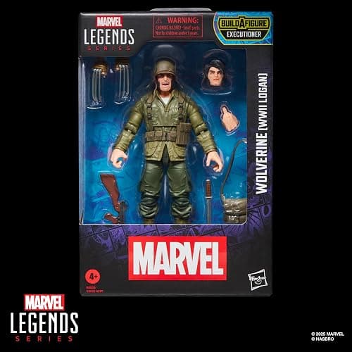 Marvel Legends Series Wolverine (WWII Logan), X-Men Comics Collectible 6-Inch Scale Action thumbnail 9