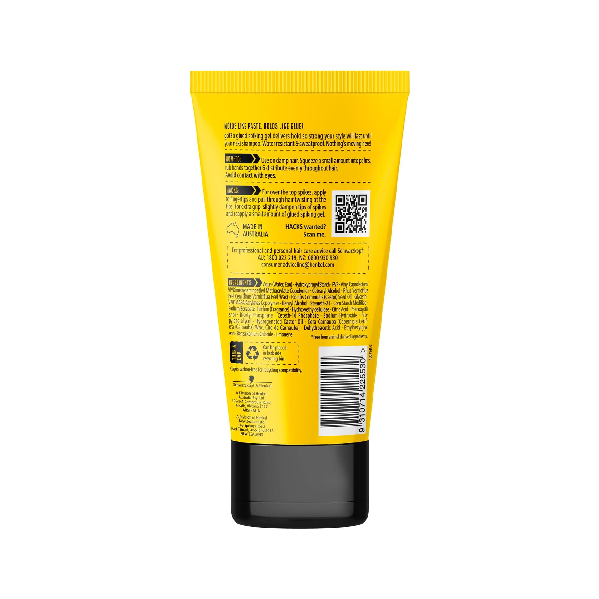Got2b Glued Water Resistant Spiking Hair Gel 150 ml thumbnail 2