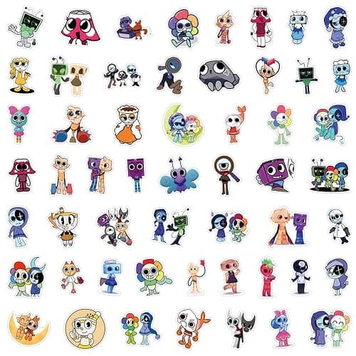 TUMAJI 110 Pcs Dandys Stickers, Cute Dandy's Stickers Vinyl Waterproof Decals for Laptop and Water Bottle, Girl Phone, Bike, Skateboard, Adults Teens Gift thumbnail 8