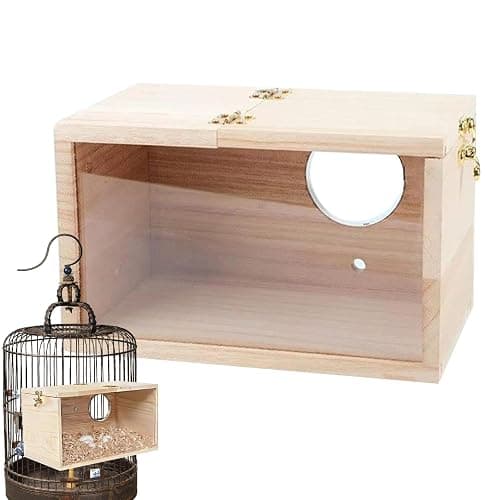 Parrot Breeding Box,Parrot Nesting House - Parrot Breeding Mating Box, Bird Nesting House, Parakeet Breeding Box for Cage, Budgies, Lovebirds, Cockatiel thumbnail 8