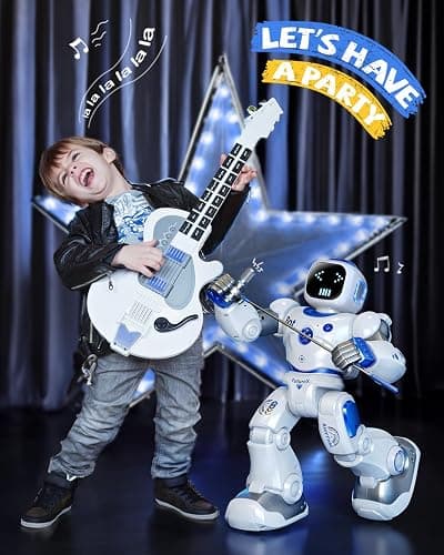 Ruko 1088 Smart Robots for Kids, Large Programmable Interactive RC Robot with Voice Control, APP Control, Present for 4 5 6 7 8 9 Years Old Kids Boys and Girls thumbnail 6