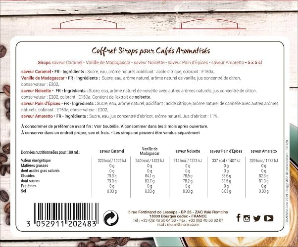 Monin | Coffee Set | 5 x 5 cl thumbnail 3