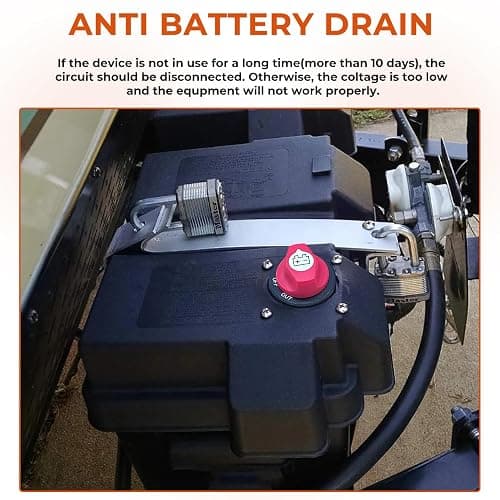 ISINFLASH Battery Disconnect Swicth 12-48V, Battery Master Cut Shut Off Isolator Switch for Marine Boat RV ATV Car Utv Vehicle, Max 32V DC 100A Cont 150A Power Battery Switches (On-Off-Out) (100A) thumbnail 4