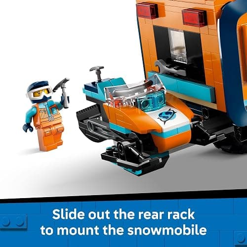 LEGO City Arctic Explorer Science Lab Truck Building Toy - STEM Pretend Play Set for Boys & Girls, Ages 8+ - Buildable Toy Truck for Kids W/5 Minifigures - Gift Idea for Birthdays - 60471 thumbnail 5