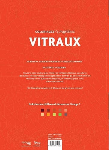Coloriages mystères Disney - Vitraux thumbnail 2