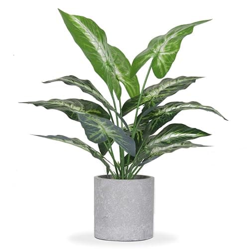 JC nateva 16" Small Fake Plants Artificial Potted Faux Plants for Office Desk Shelf Bathroom Home Decor Indoor - Image 1
