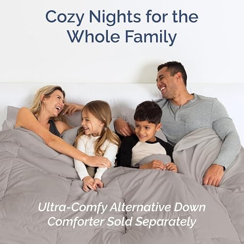 Queen Size 4 Piece Sheet Set - Comfy Breathable & Cooling Bed Sheets Set - Hotel Luxury Bedding for Women, Men, Kids, Teens, Boys & Girls - Deep Pockets, Soft and Wrinkle Free - Oeko-Tex - Light Grey thumbnail 8