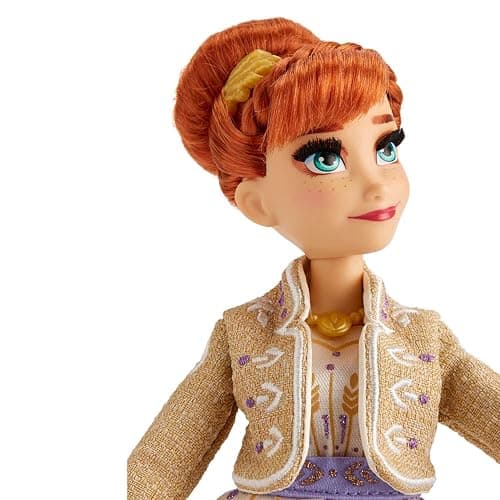 Disney Frozen Arendelle Anna Fashion Doll with Glittery White Travel Dress Inspired by Frozen 2 - Toy for Kids Ages 3 & Up thumbnail 3