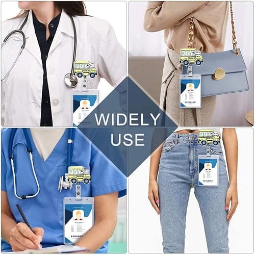 Funny Struggle Bus Badge Reel Retractable, Silly Goose Badge Reel for Nurse Nursing Student RN CNA LPN Medical Worker & Teacher, Funny Goose Badge Holder with Alligator Clip & 24” Durable Nylon Cord thumbnail 6
