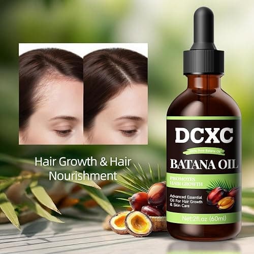 DCXC 100% Pure & Natural Batana Oil for Hair Growth - Strengthens Hair, Reduces Breakage and Hair Loss, Enhances Shine - Nourishment For All Hair Types - 60ml thumbnail 7