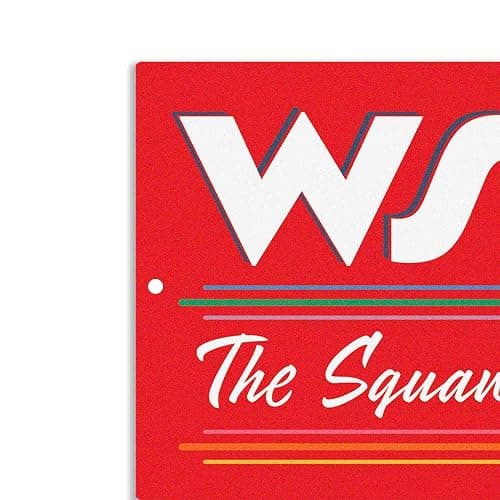 Stranger Things WSQK Metal Sign - Retro Hawkins Radio Station Wall Decor for Fans of the Upside Down thumbnail 6