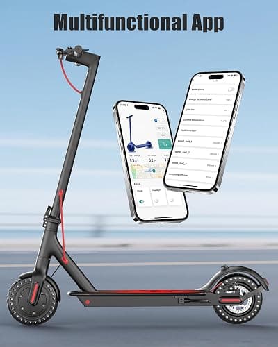 Electric Scooter for Adults, Peak 500W/650W Motor, 19/21 MPH Max Speed, 21/23 Miles Range, 36V Battery, 8.5" Solid Tires, App Control, Lightweight, Foldable Electric Scooter for Commuting, UL2272 thumbnail 7