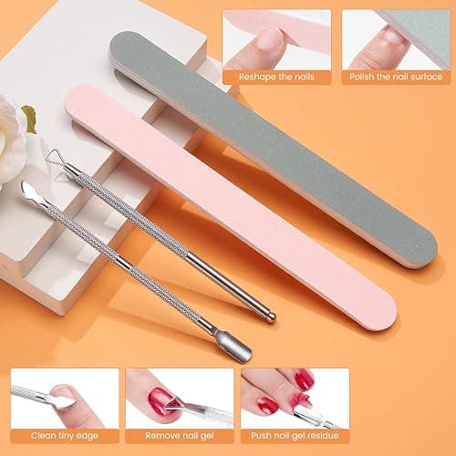 Dual Nail Soaking Bowl Acetone Proof: Soak Off Gel Nail Polish Dip Powder Remover Bowl- Cut the Soaking Time in Half Manicure Bowl for Salon Home (D2-White) thumbnail 6
