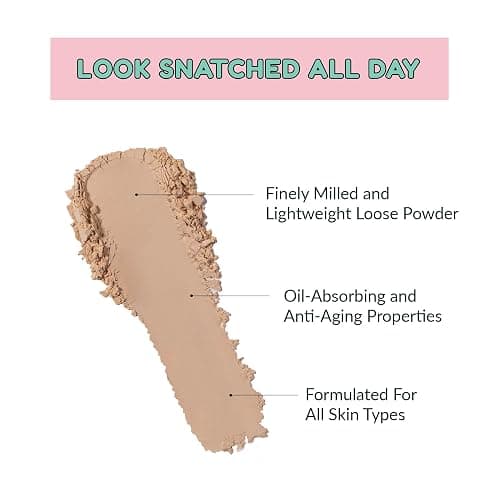 Kimchi Chic Beauty Puff Puff Pass Set and Bake Setting Powder for Makeup, Extra Fluffy Loose Face Powder Poof, Soft Natural Face Makeup for Uneven Skin Tone, 04 Peachy thumbnail 3