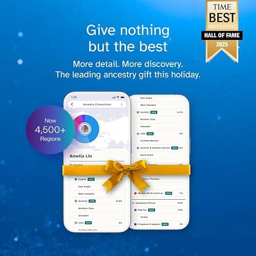 23andMe Health + Ancestry Service: DNA Test Kit, FDA-Authorized Reports, Genetic Test, Health Predispositions, Carrier Status, Wellness, Family Tree (Before You Buy See Important Test Info Below) thumbnail 2