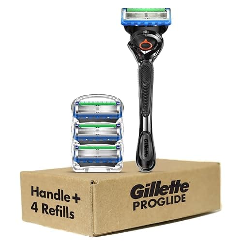 Gillette Fusion ProGlide Razor for Men, Handle + 4 Blade Refills, Holiday Gifts for Men thumbnail 9
