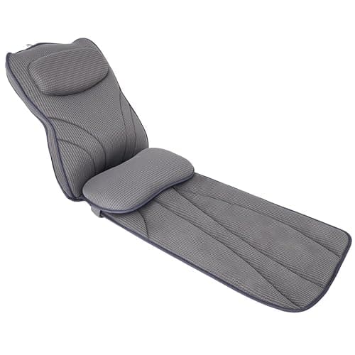 Extra Long Thick Full Body Bath Pillow for Tub with Lumbar Pillow- Luxury 4D Air Mesh Bathtub Pillow with Head, Shoulder & Back Support, Non-Slip Bath Cushion with Suction Cups (Gray) - Image 1