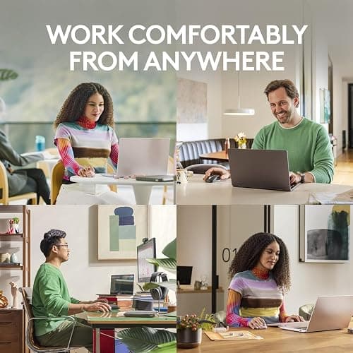Logitech MX Anywhere 3S Compact Wireless Mouse, Fast Scrolling, 8K DPI Any-Surface Tracking, Quiet Clicks, Programmable Buttons, USB C, Bluetooth, Windows PC, Linux, Chrome, Mac - Graphite thumbnail 8