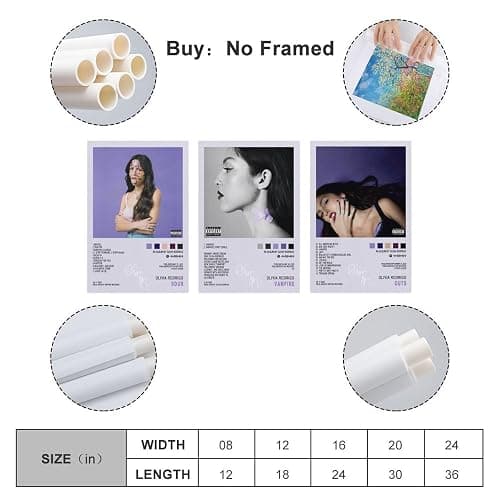 3 PCS Olivia Rodrigo GUTS Album K thumbnail 2