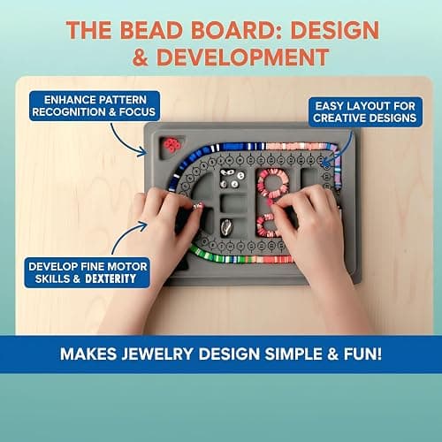 23000+ Clay Beads Bracelet Making Kit for Girls-120 Colors 6 boxes, Polymer Heishi Beads for Jewelry Making Kit, Charms for Bracelets,Bead Board Arts and Crafts Gifts for kids Fun Crafts for adults thumbnail 6