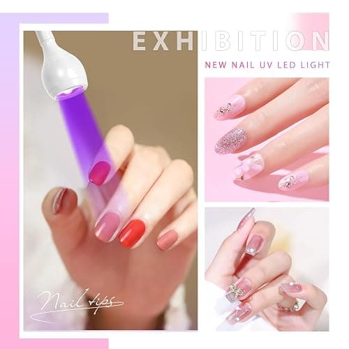 Geisofu UV Nail Lamp, White, Metal, 3W LED, Dual Wavelength, Dimmable, USB Powered, Flexible, Compact, Easy to Use thumbnail 7