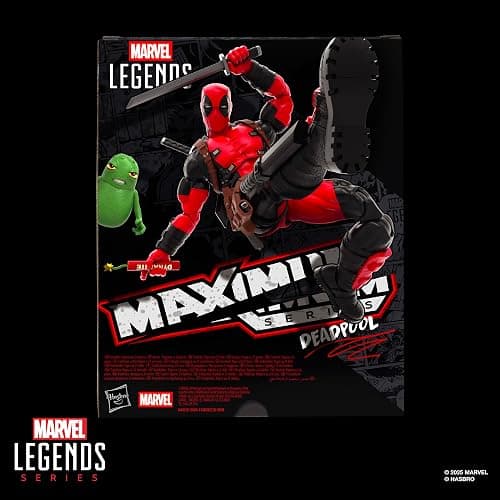 Marvel Legends Maximum Series Deadpool, Deluxe Deadpool Comics Collectible 6-Inch Action Figure with 24 Accessories Including X-Force’s Doop thumbnail 18