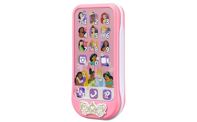 eKids Disney Princess Toy Phone for Kids, Toddler Toys Designed for Fans of Disney Princess Toys, Great Stocking Stuffers for Kids (DP-160) thumbnail 7