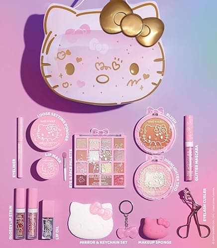 wet n wild Hello Kitty PR Box, Makeup Set with Versatile Unique looks, 2-Layered Keepsake Box, Buildable & Blendable Formulas, Cruelty-Free & Vegan thumbnail 3