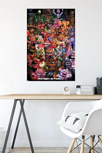 Trends International Five Nights at Freddy's - Ultimate Group Wall Poster, 22.375" x 34", Unframed Version thumbnail 4