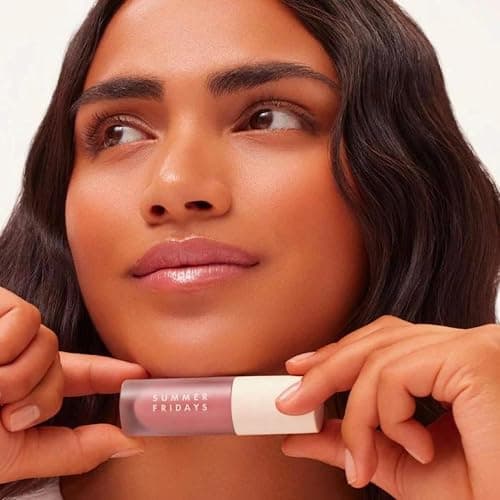 Summer Fridays Dream Lip Oil - Tinted Lip Oil with Moisturizing Sheer Coverage, High-Shine and Deep Hydration - Non-Sticky Formula for Long-Lasting Softness - Soft Mauve (0.15 Oz) thumbnail 3