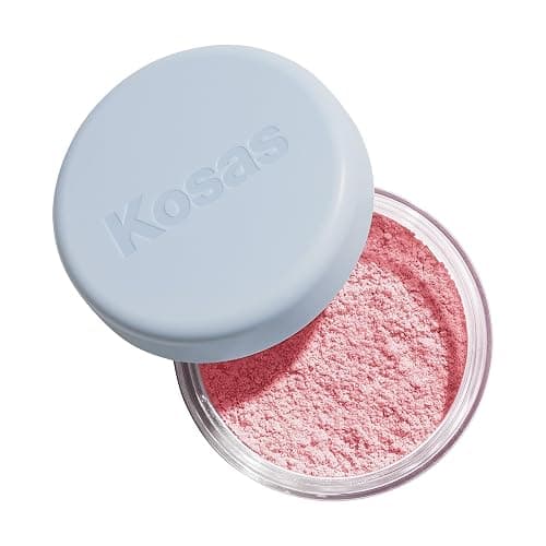 Kosas Cloud Set Loose Powder – Translucent Setting + Blurring Talc-Free Face Powder in Translucent Candy (Ultra Sheer Pink) | Blurring, Translucent Setting, Talc Free - Image 1