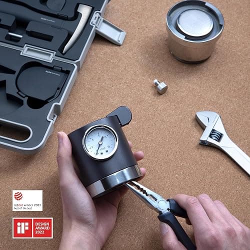 HOTO 16-Piece Home Tool Kit, Basic Hand Tool Set with Storage Box – Includes Screwdriver, Wrench, Hammer, Tape Measure, Plier – Ideal for Household, Garage, Office, Dorm Repairs & DIY Projects thumbnail 2
