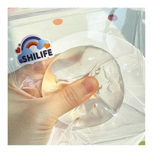 Taba Squishy fufu squishise,Kawaii Squishies PVC Toys,Stress Relieving Fur Ball OPP Packaging Gifts|Squishy Fidget Toys for Anxiety&Relaxation|Perfect Desk Accessory for Adults (Transparent) thumbnail 7