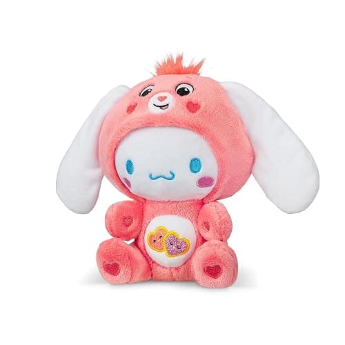 Cinnamoroll Dressed As Love-a-Lot Bear 8" Fun-Size Plush, Pink - Soft, Huggable Bestie! – Good for Girls and Boys, Employees, Collectors, Ages 4+ - Cinnamoroll Dressed as Love-a-lot Bear thumbnail 2