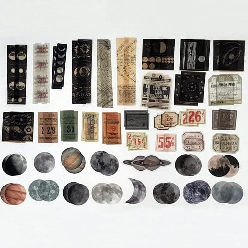Esweny 200PCS Vintage Scrapbooking Supplies Kit for Journaling, Scrapbook Sticker Paper Pack for Junk Journal Planners Aesthetic Cottagecore Room Decor Wall Art Collage Album thumbnail 7