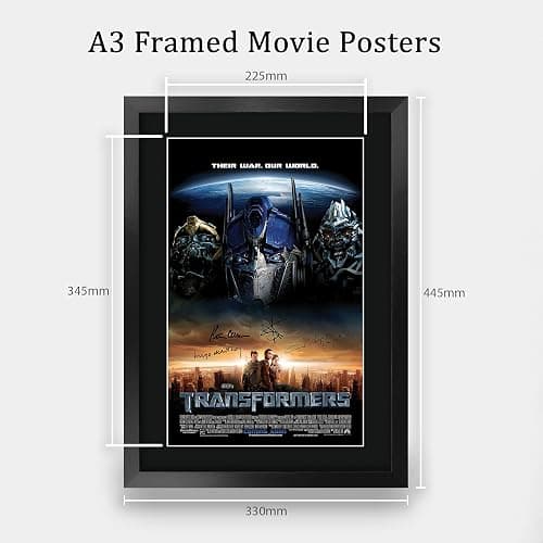 HWC Trading Transformers 1 16 x 12 inch Framed Gifts Printed Poster Signed Autograph Picture for Movie Memorabilia Fans - 16" x 12" Framed thumbnail 2