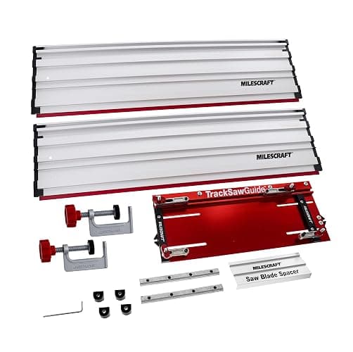Milescraft 1409 Track Saw Guide - Universal for 7-1/4" Circular Saws, 50" Cutting Range, 2" Depth, Aluminum - Image 1